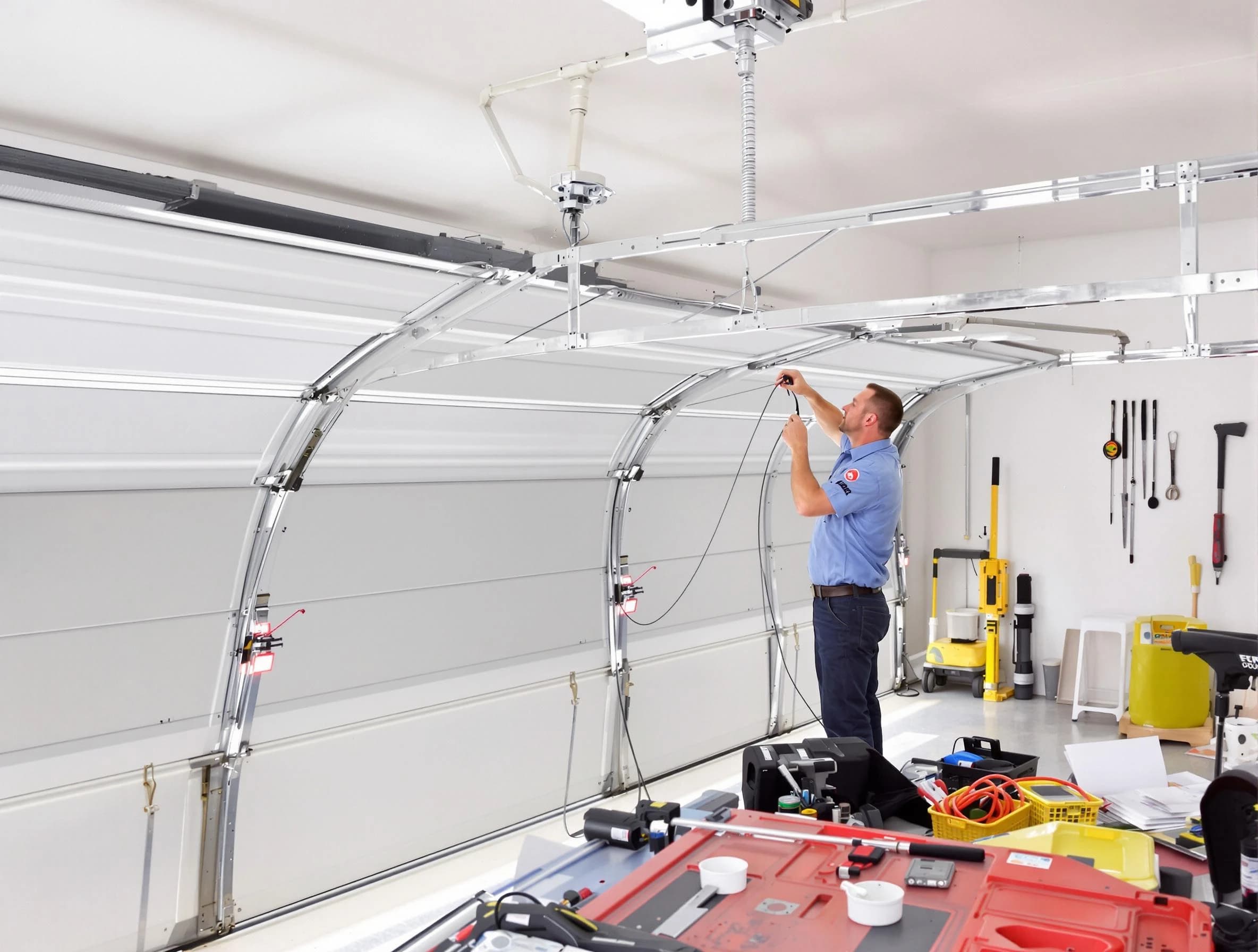 Garage door cable repair service by Norman Garage Door Repair in Norman