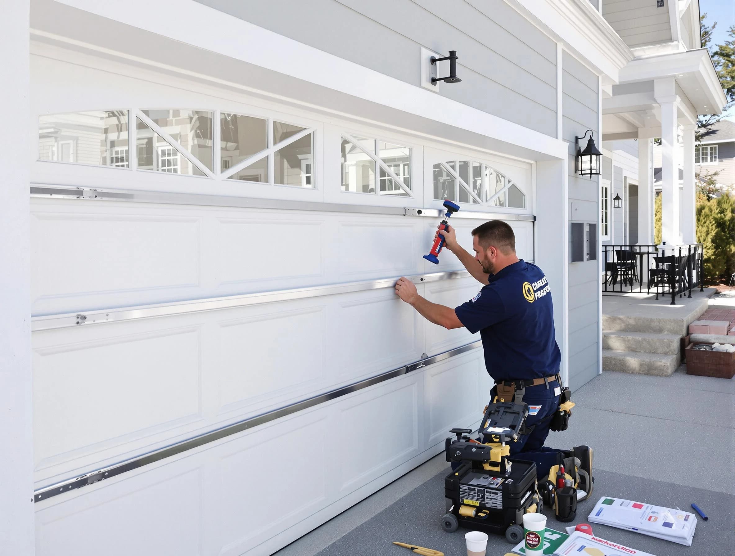 Professional garage door installation by Norman Garage Door Repair in Norman