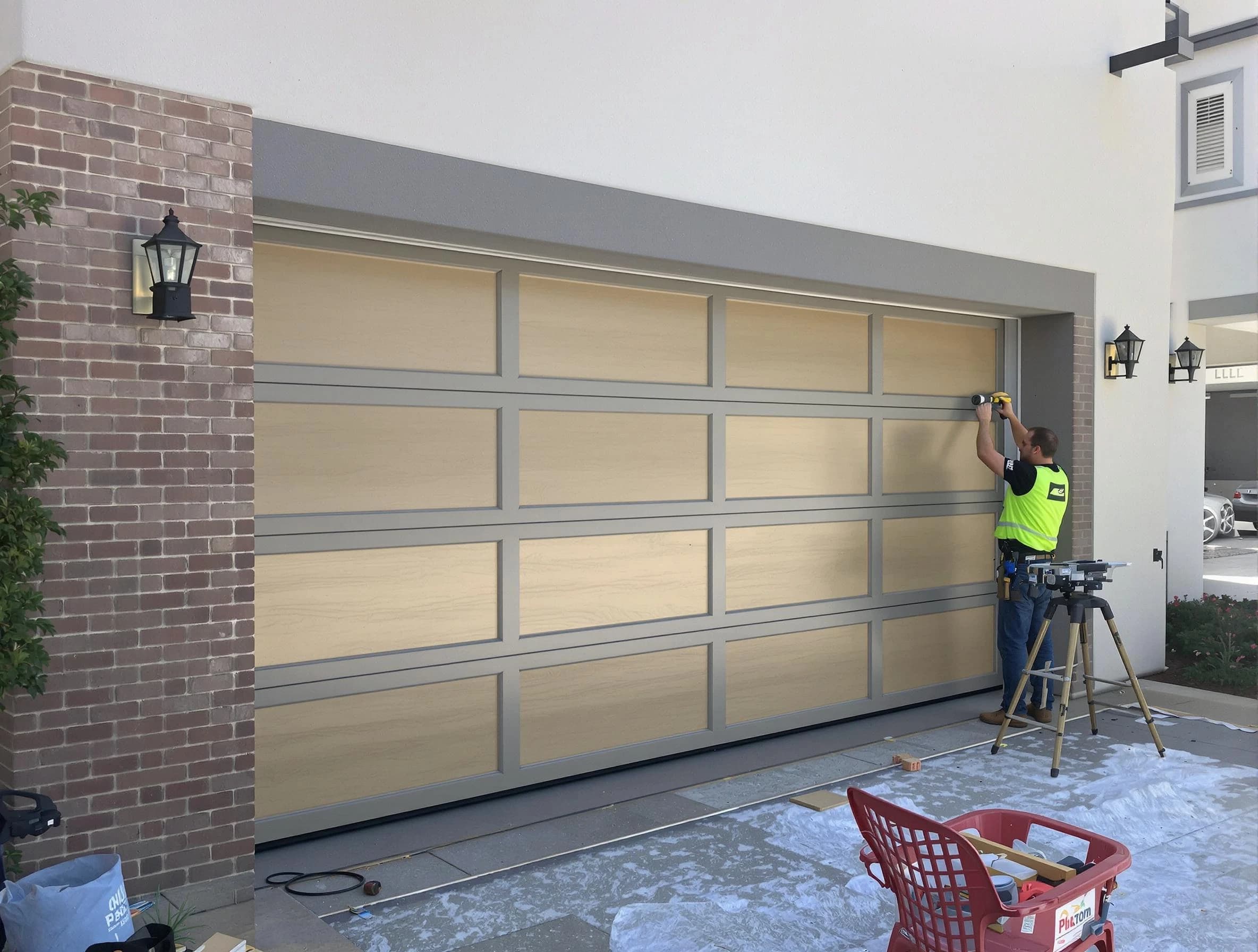 Garage door replacement service by Norman Garage Door Repair in Norman