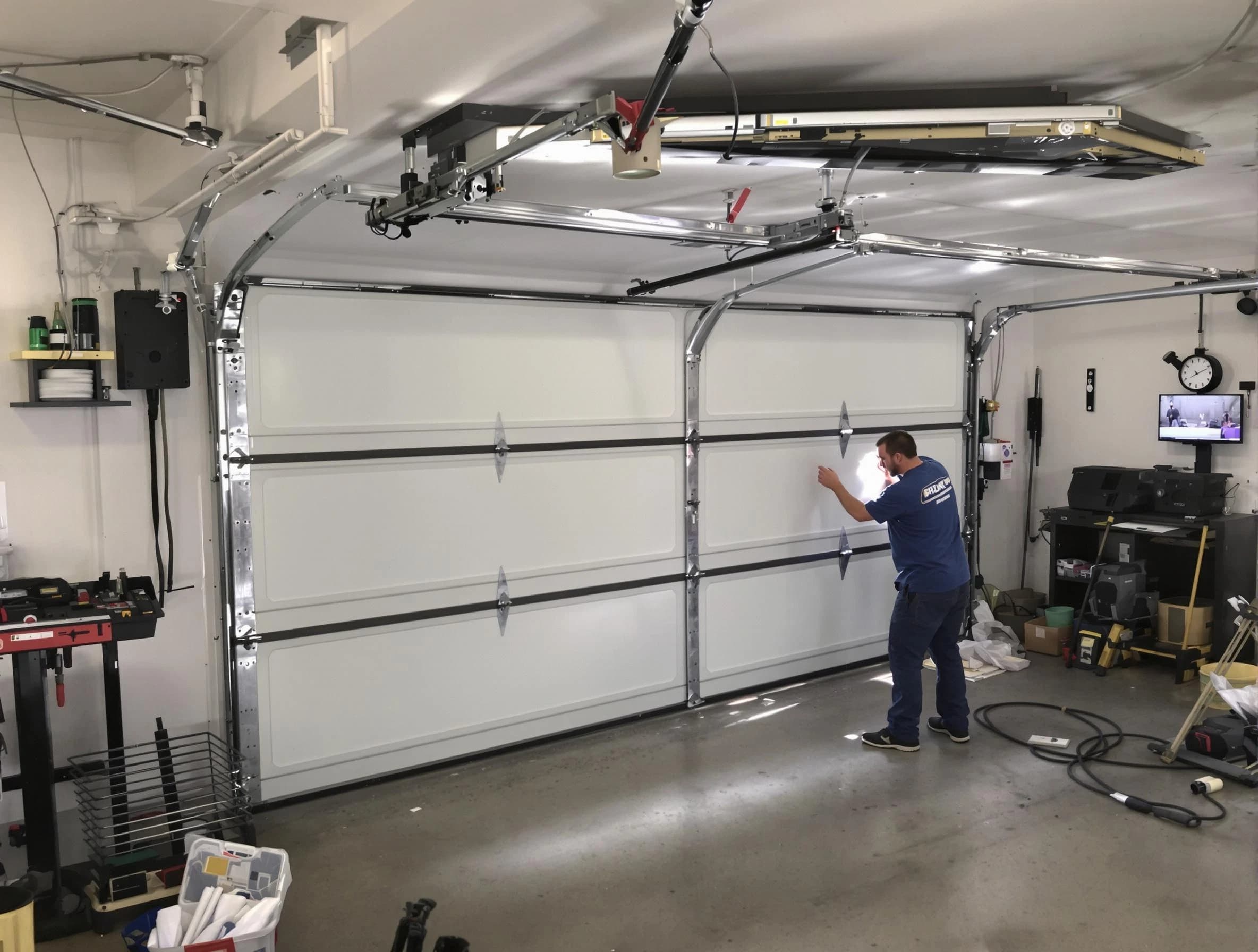 Professional garage door repair service by Norman Garage Door Repair in Norman