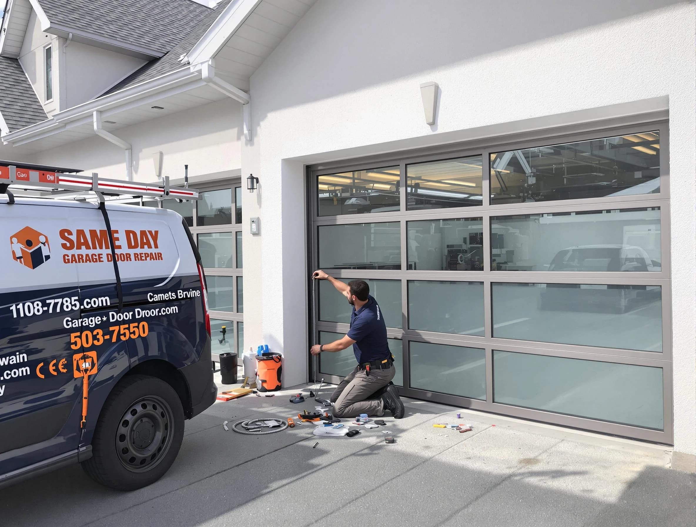 Same-day garage door repair service by Norman Garage Door Repair in Norman