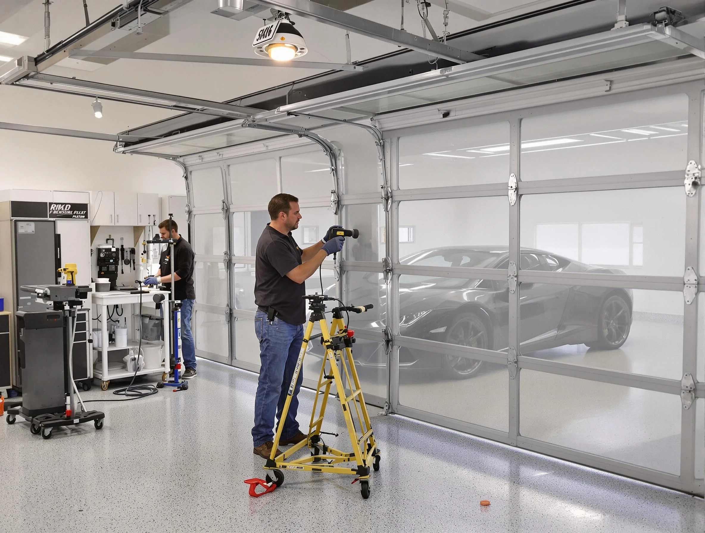 Garage Door Dents Repair in Norman