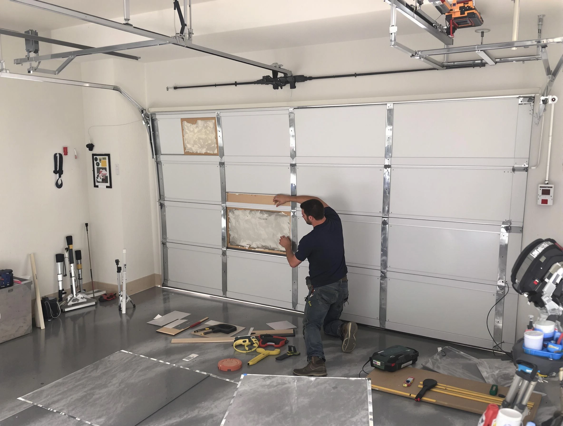 Garage Door Panel Repair in Norman
