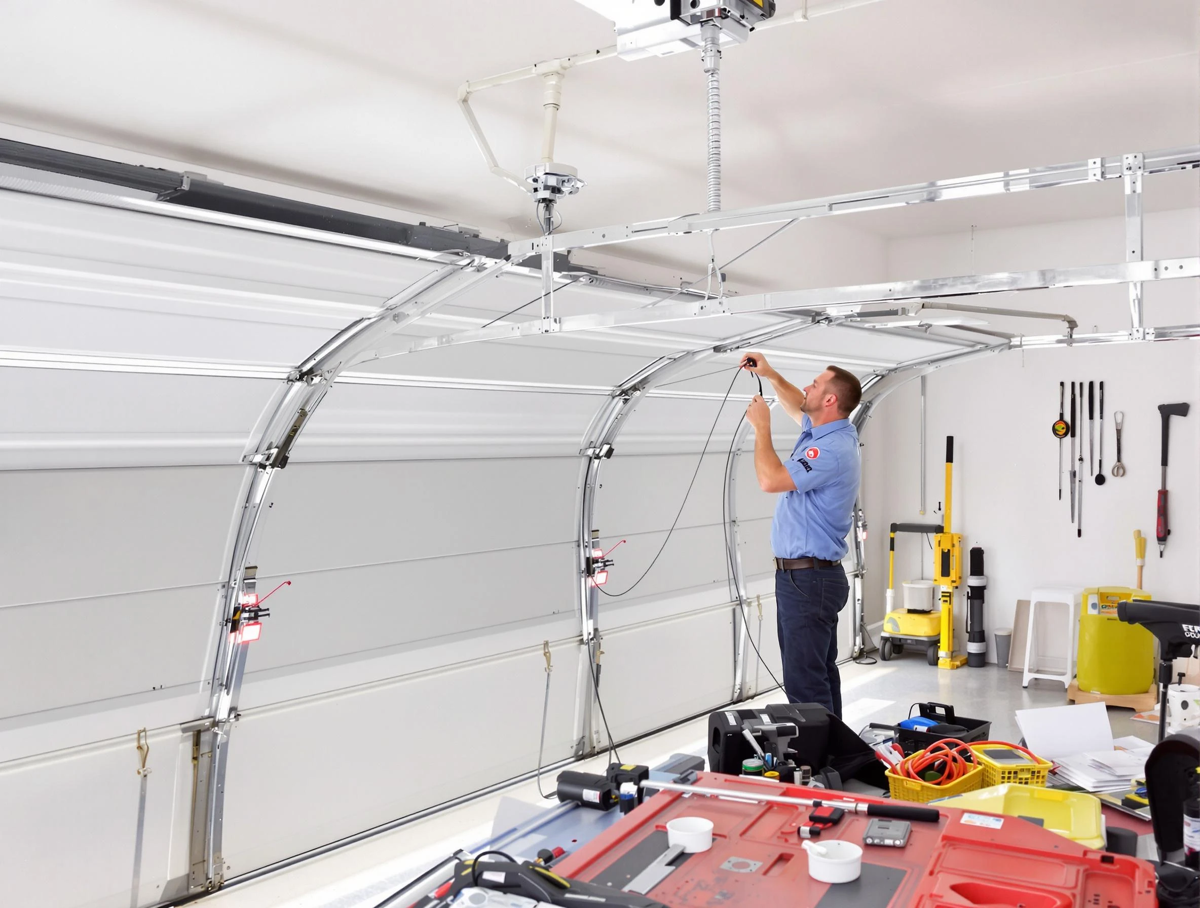 Garage door cable repair service by Norman Garage Door Repair in Norman