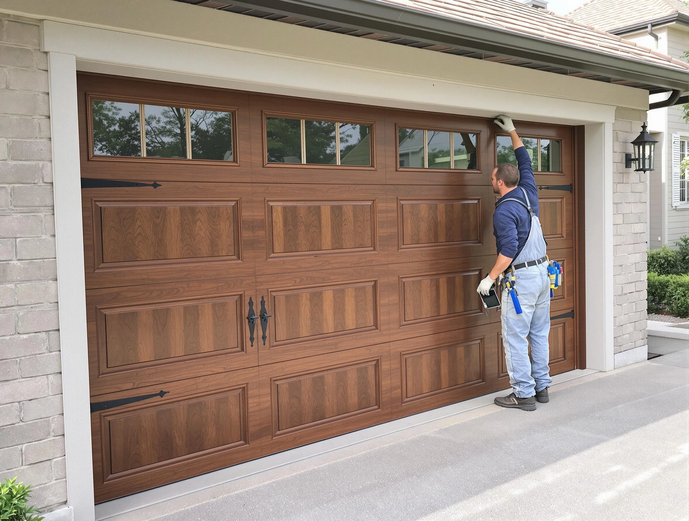 Custom garage door showcase by Norman Garage Door Repair in Norman