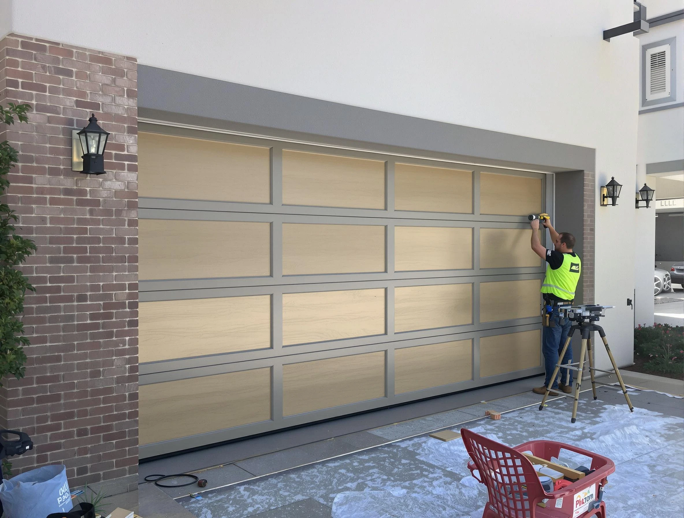 Garage door replacement service by Norman Garage Door Repair in Norman