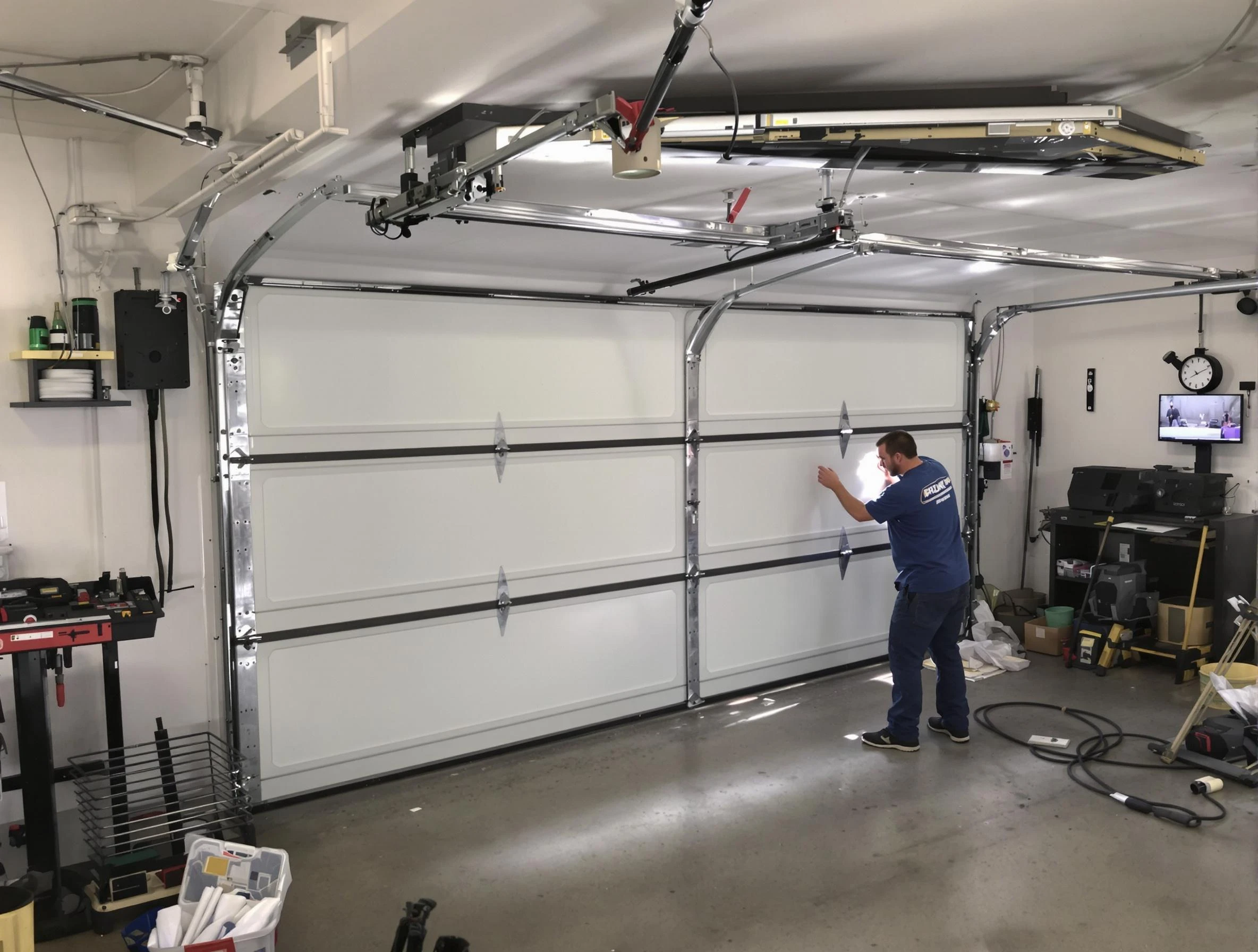 Professional garage door repair service by Norman Garage Door Repair in Norman