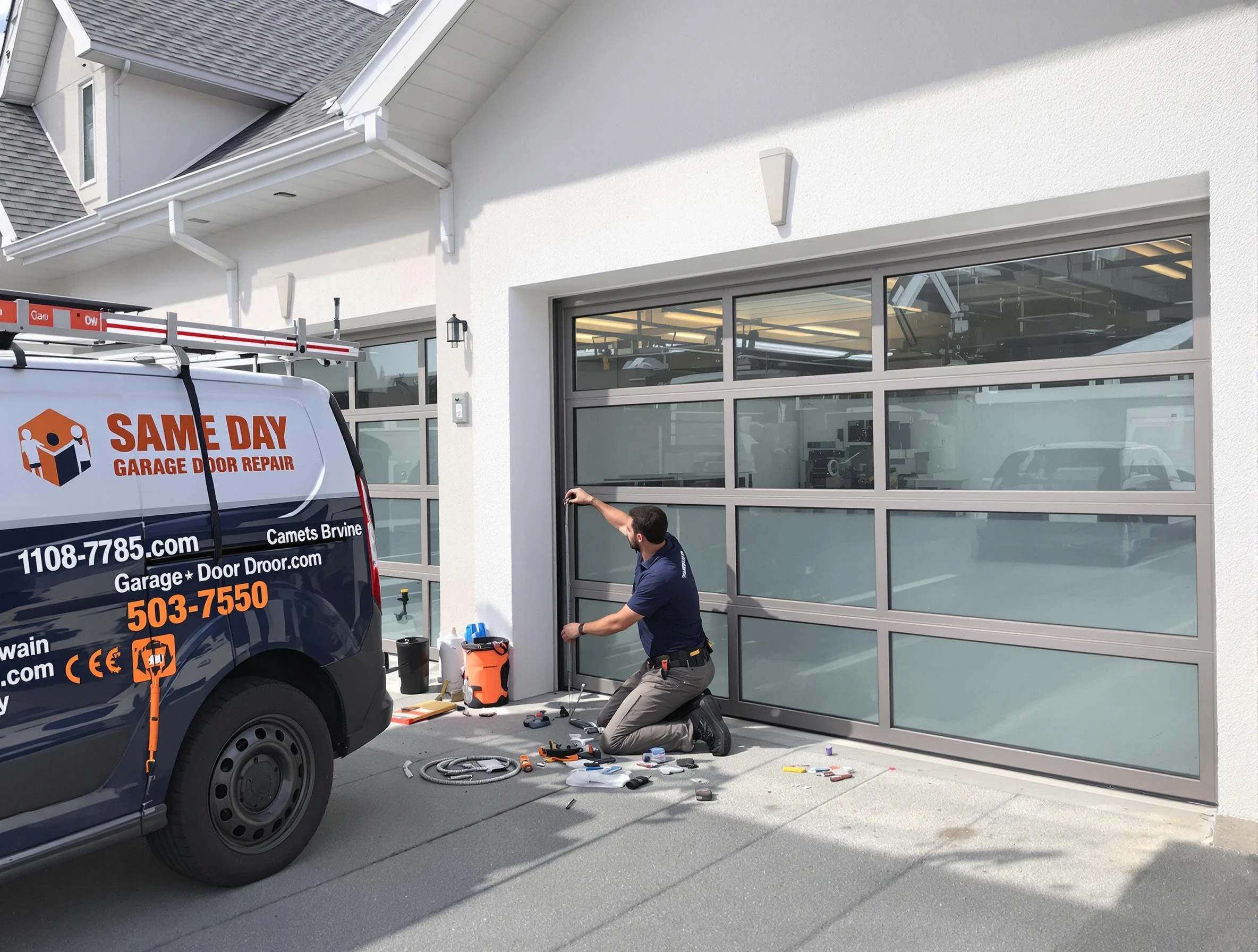 Same-day garage door repair service by Norman Garage Door Repair in Norman